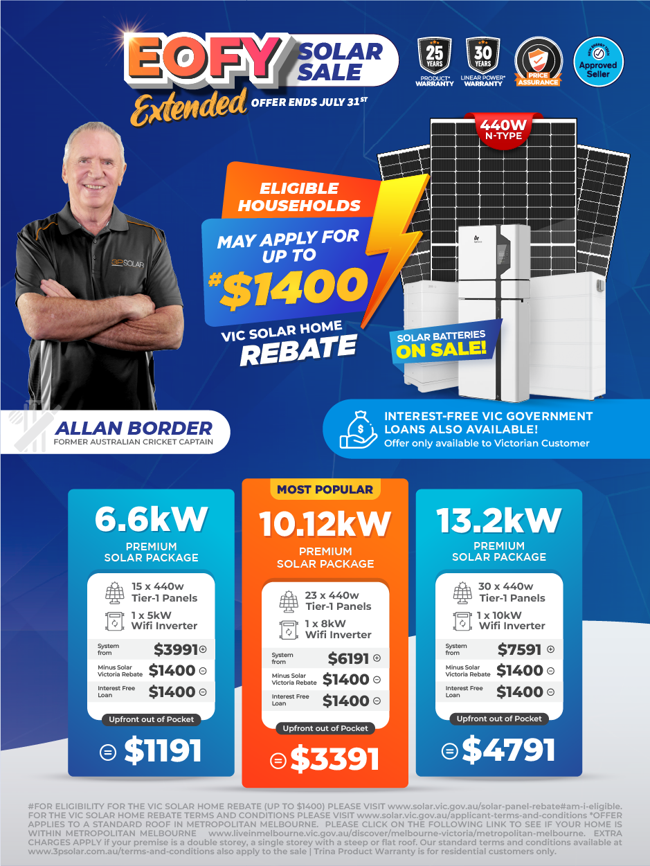 Solar Panel Offer At Victoria